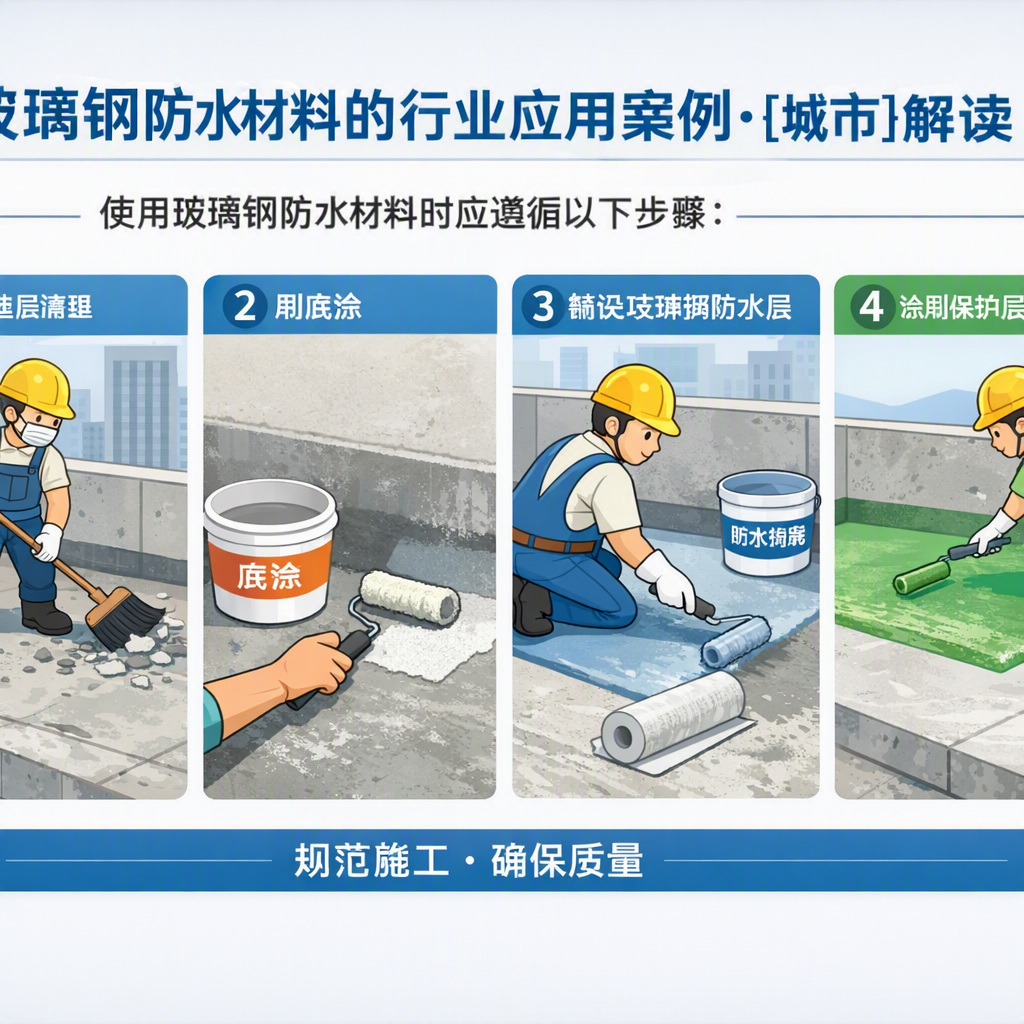 玻璃钢防水材料的行业应用案例,锡林郭勒解读